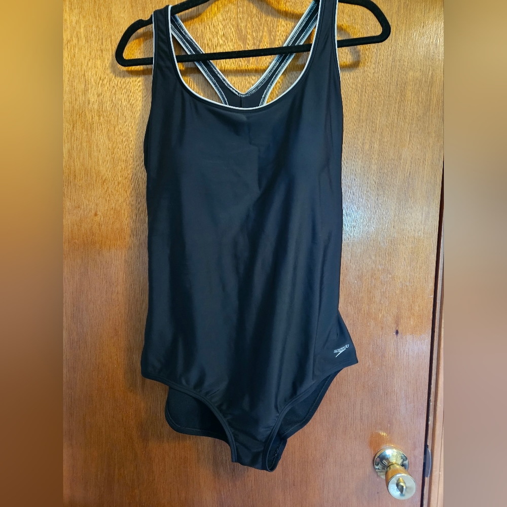 Black Speedo swimsuit